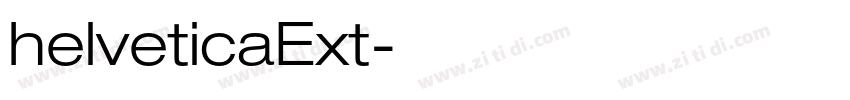 helveticaExt字体转换
