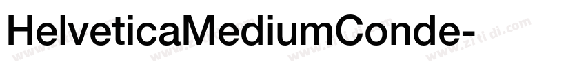 HelveticaMediumConde字体转换