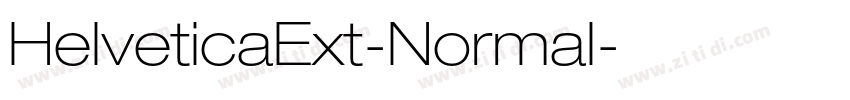 HelveticaExt-Normal字体转换