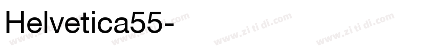 Helvetica55字体转换