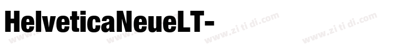HelveticaNeueLT字体转换