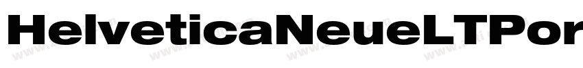 HelveticaNeueLTPor字体转换