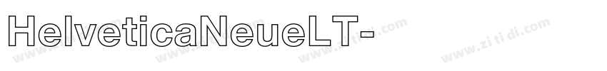 HelveticaNeueLT字体转换