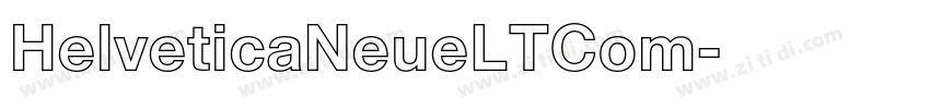 HelveticaNeueLTCom字体转换