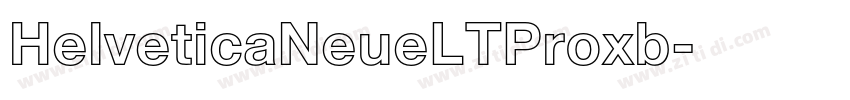 HelveticaNeueLTProxb字体转换