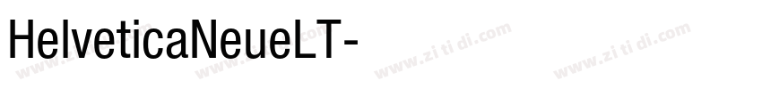 HelveticaNeueLT字体转换