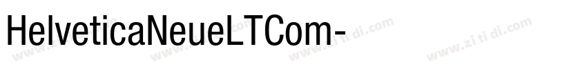HelveticaNeueLTCom字体转换