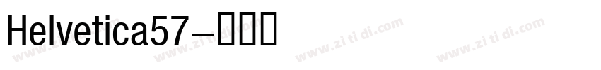 Helvetica57字体转换