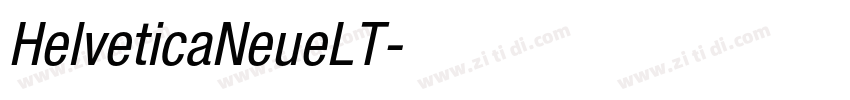 HelveticaNeueLT字体转换