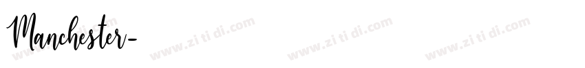 Manchester字体转换