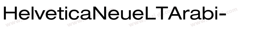 HelveticaNeueLTArabi字体转换