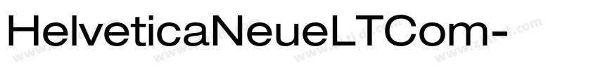 HelveticaNeueLTCom字体转换
