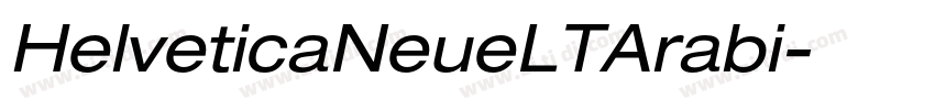 HelveticaNeueLTArabi字体转换
