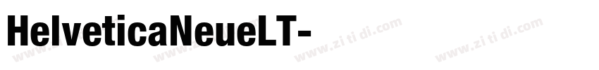 HelveticaNeueLT字体转换