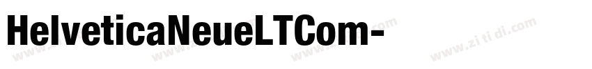 HelveticaNeueLTCom字体转换