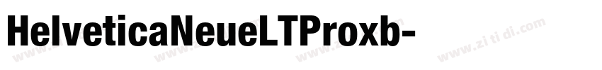 HelveticaNeueLTProxb字体转换