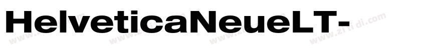 HelveticaNeueLT字体转换