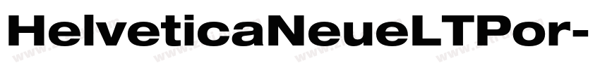 HelveticaNeueLTPor字体转换