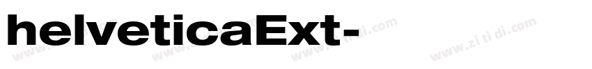 helveticaExt字体转换