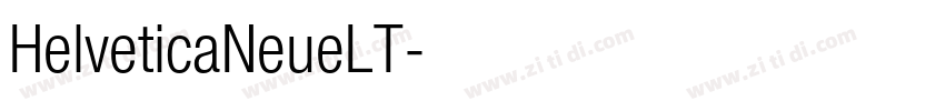 HelveticaNeueLT字体转换