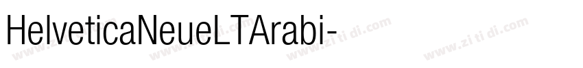 HelveticaNeueLTArabi字体转换