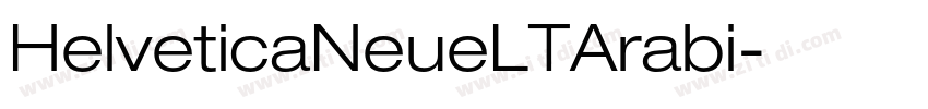 HelveticaNeueLTArabi字体转换
