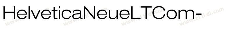 HelveticaNeueLTCom字体转换