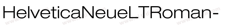 HelveticaNeueLTRoman字体转换
