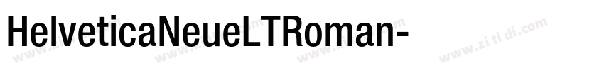 HelveticaNeueLTRoman字体转换