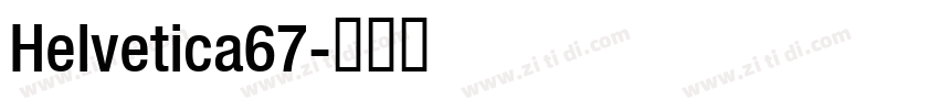 Helvetica67字体转换