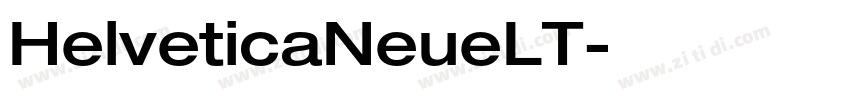 HelveticaNeueLT字体转换