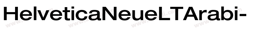 HelveticaNeueLTArabi字体转换