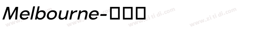 Melbourne字体转换