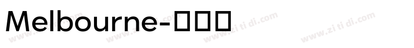 Melbourne字体转换