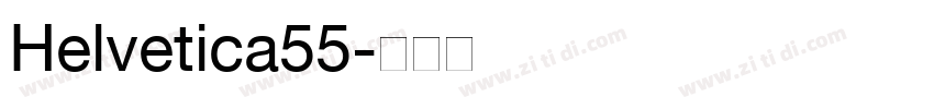 Helvetica55字体转换