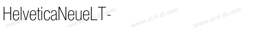 HelveticaNeueLT字体转换