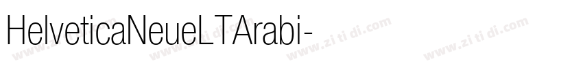 HelveticaNeueLTArabi字体转换
