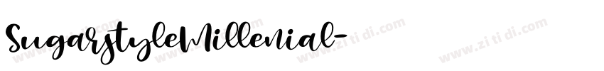 SugarstyleMillenial字体转换