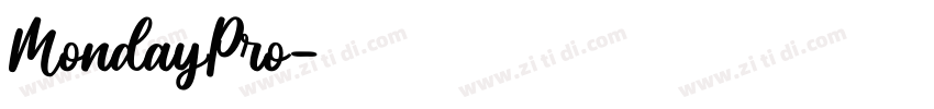 MondayPro字体转换