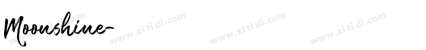 Moonshine字体转换