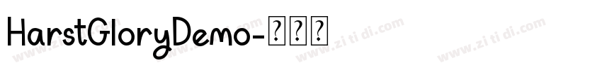 HarstGloryDemo字体转换