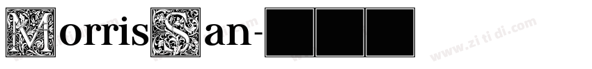 MorrisSan字体转换