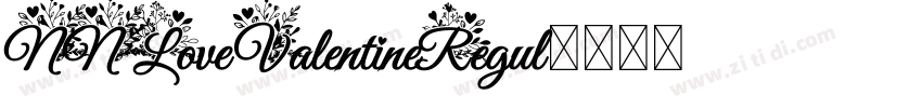 NNLoveValentineRegul字体转换