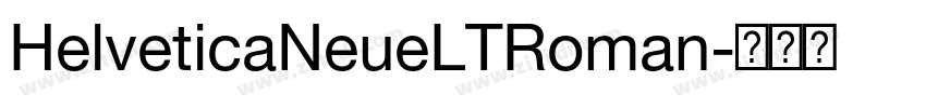 HelveticaNeueLTRoman字体转换