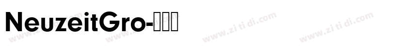 NeuzeitGro字体转换