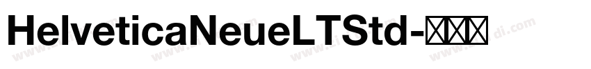 HelveticaNeueLTStd字体转换