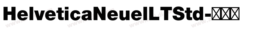 HelveticaNeuelLTStd字体转换