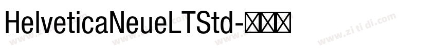 HelveticaNeueLTStd字体转换