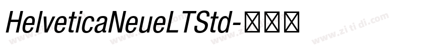HelveticaNeueLTStd字体转换