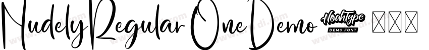 NudelyRegularOneDemo字体转换 NudelyRegularOneDemo字体转换